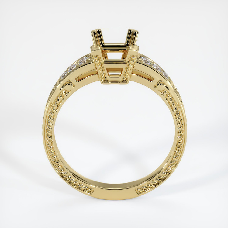 14K Yellow Gold Antique Style Ring Setting