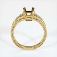 18K Yellow Gold Antique Style Ring Setting Image