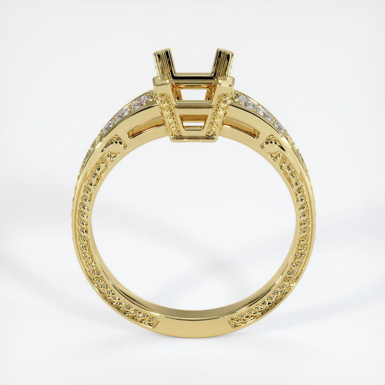 18K Yellow Gold Antique Style Ring Setting