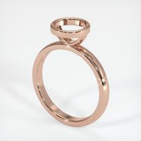 14K Rose Gold Bezel Ring Setting Video