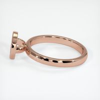 14K Rose Gold Bezel Ring Setting Image