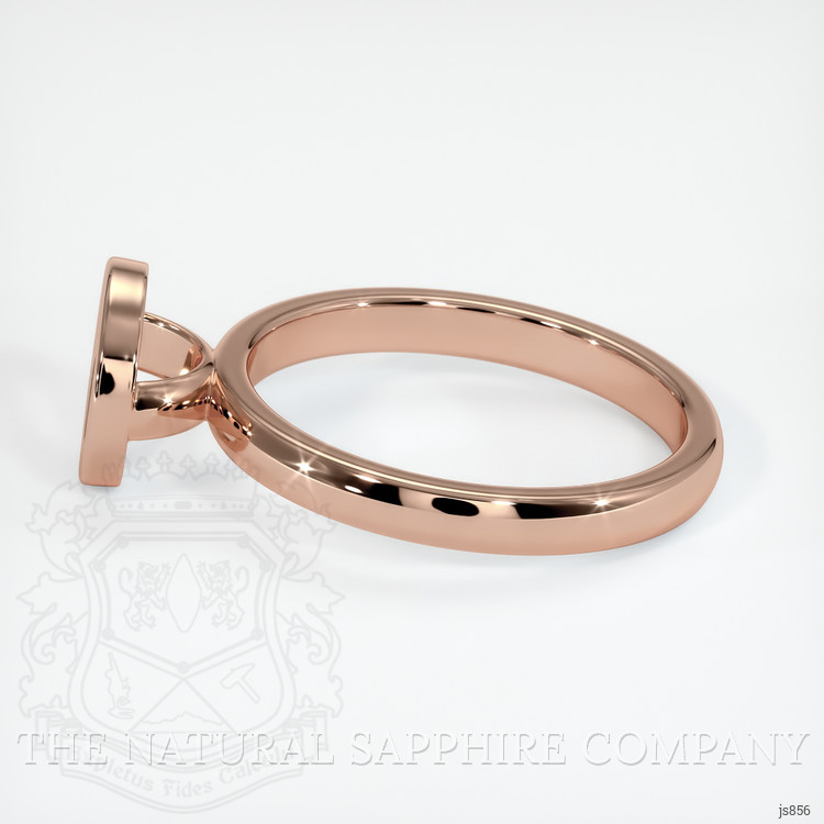 14K Rose Gold Bezel Ring Setting