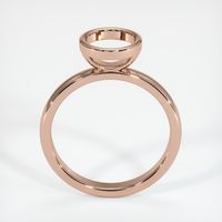 14K Rose Gold Bezel Ring Setting Image