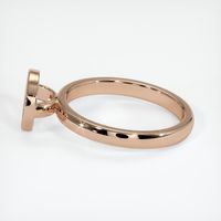 18K Rose Gold Bezel Ring Setting Image