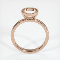 18K Rose Gold Bezel Ring Setting Image