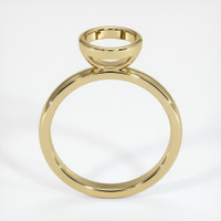 10K Yellow Gold Bezel Ring Setting Image