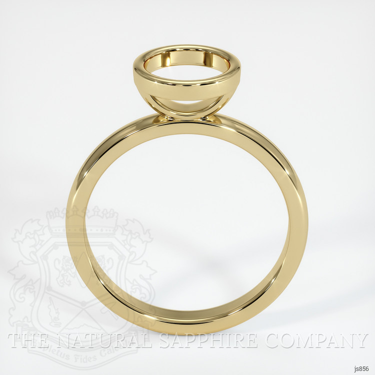 10K Yellow Gold Bezel Ring Setting
