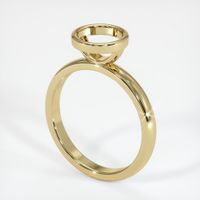 14K Yellow Gold Bezel Ring Setting Video