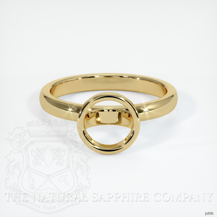 14K Yellow Gold Bezel Ring Setting