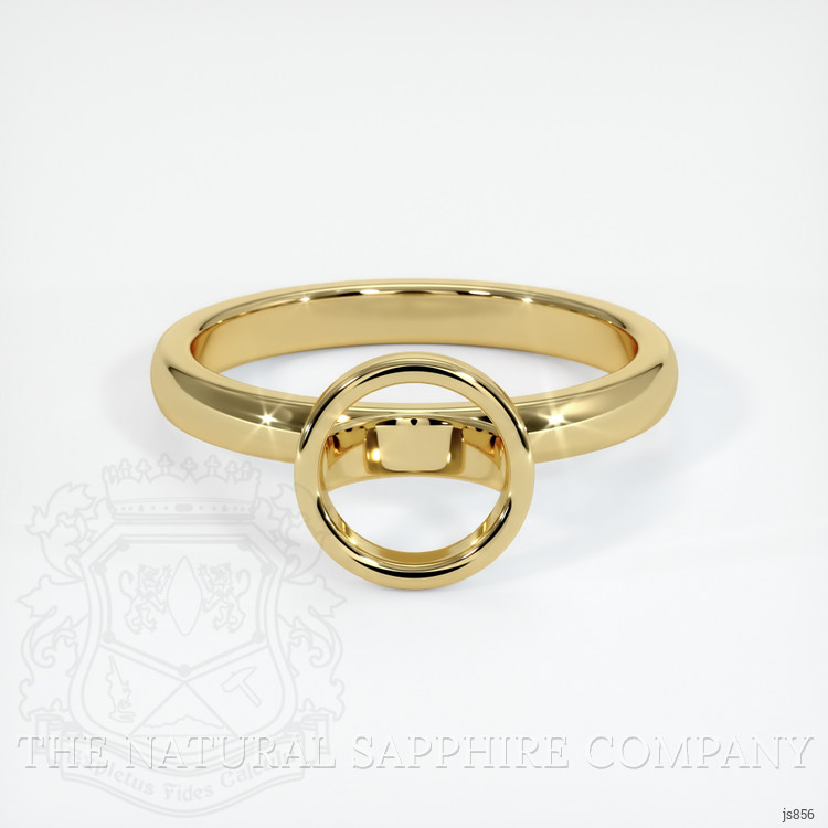 18K Yellow Gold Bezel Ring Setting