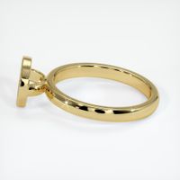 18K Yellow Gold Bezel Ring Setting Image