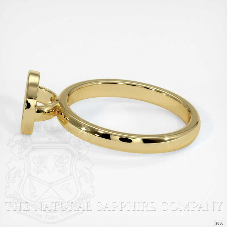 18K Yellow Gold Bezel Ring Setting