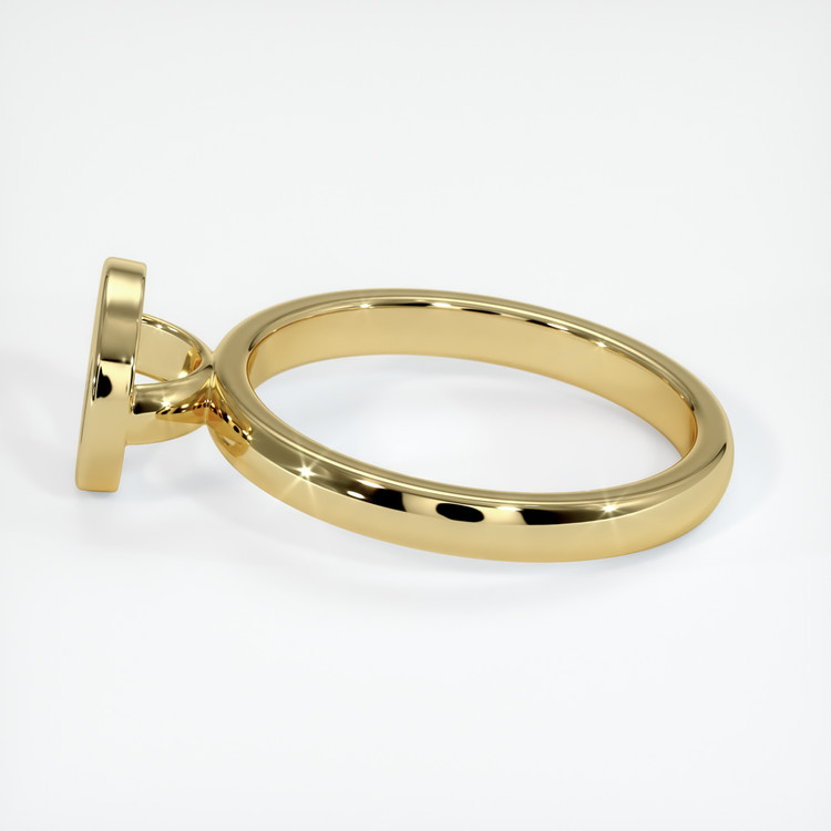 18K Yellow Gold Bezel Ring Setting