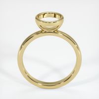 18K Yellow Gold Bezel Ring Setting Image