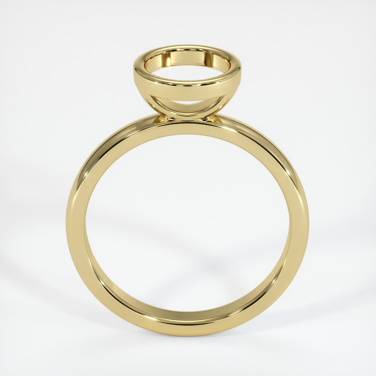 18K Yellow Gold Bezel Ring Setting