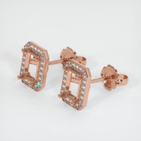 14K Rose Gold Studs Earring Setting Video