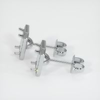 18K White Gold Studs Earring Setting Image