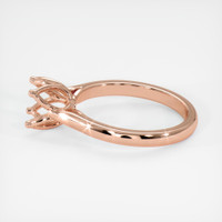 14K Rose Gold Floral Ring Setting Image