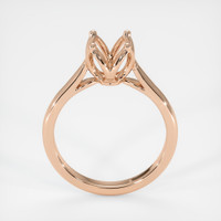 14K Rose Gold Floral Ring Setting Image
