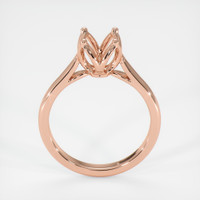 14K Rose Gold Floral Ring Setting Image