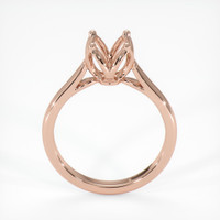14K Rose Gold Floral Ring Setting Image