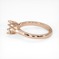 18K Rose Gold Floral Ring Setting Image