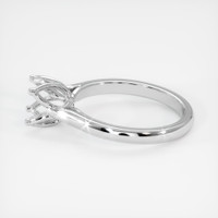 18K White Gold Floral Ring Setting Image