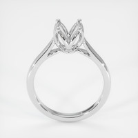 18K White Gold Floral Ring Setting Image