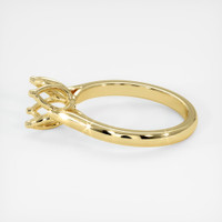 14K Yellow Gold Floral Ring Setting Image