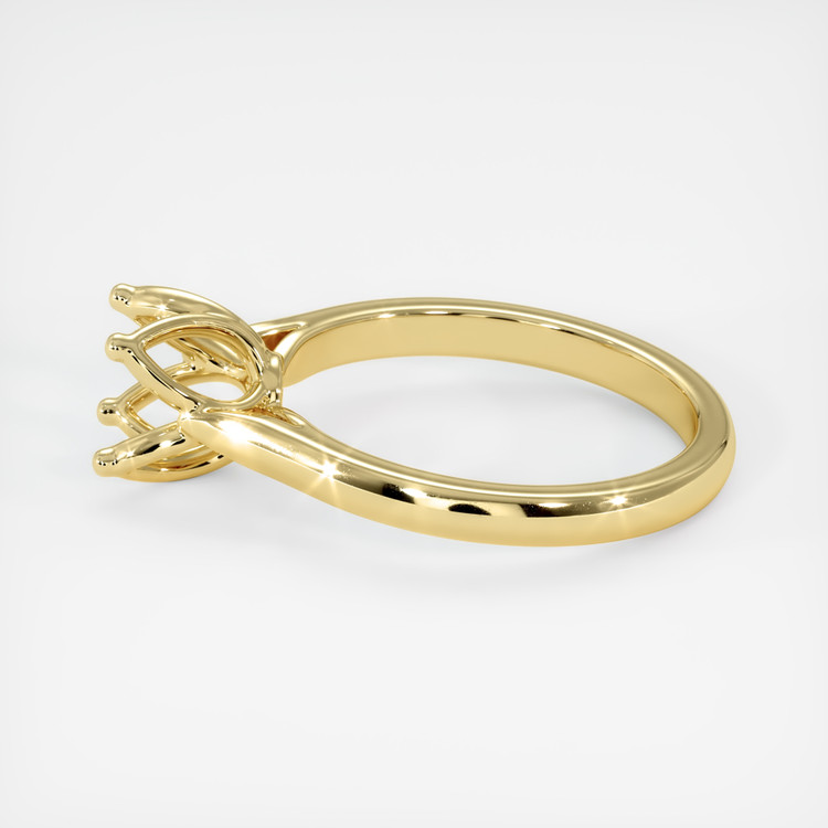 18K Yellow Gold Floral Ring Setting