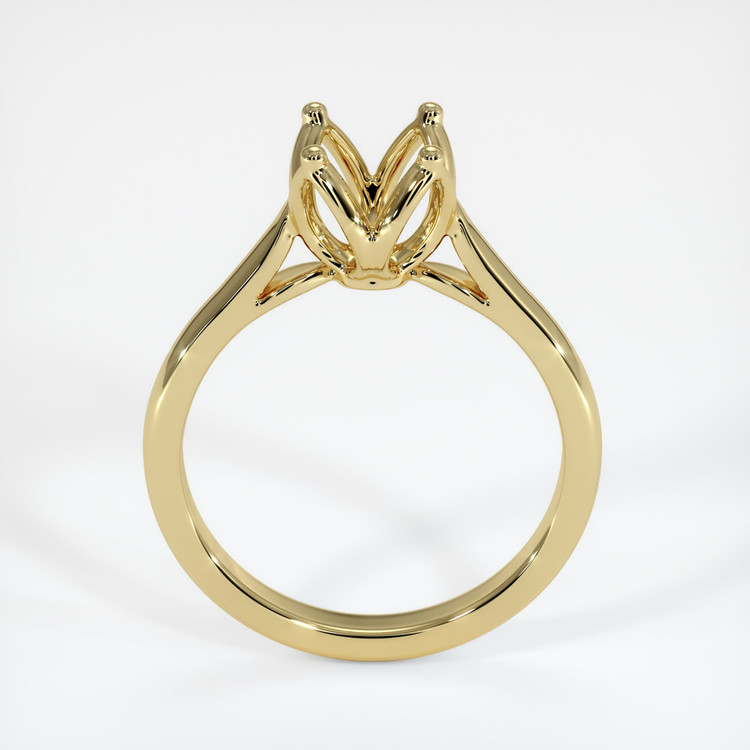 18K Yellow Gold Floral Ring Setting