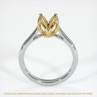 18K Yellow & White Floral Ring Setting Image