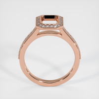14K Rose Gold Pave Ring Setting Image
