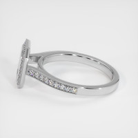10K White Gold Pave Ring Setting Image