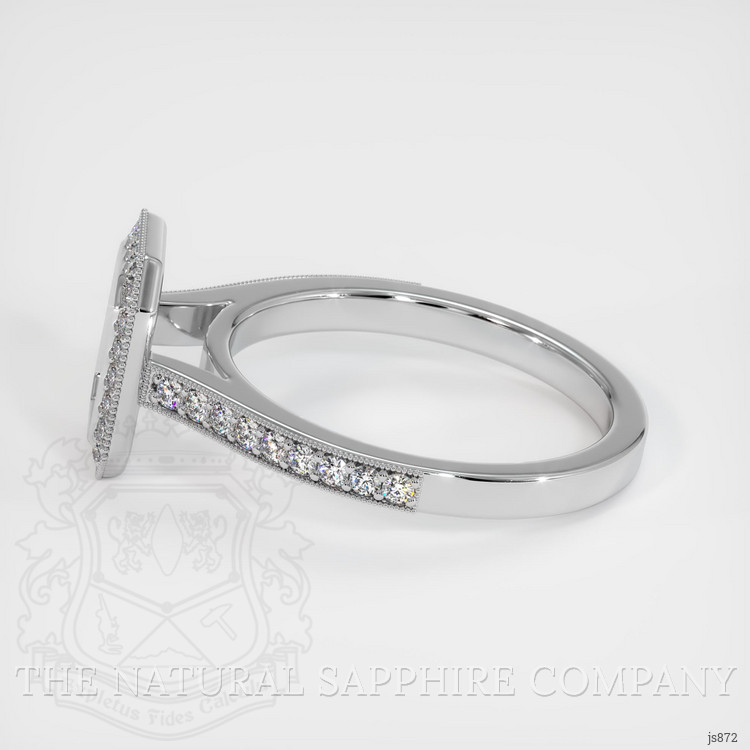 10K White Gold Pave Ring Setting