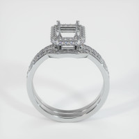Silver Pave Ring Setting Image