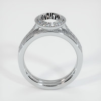 18K White Gold Pave Ring Setting Image