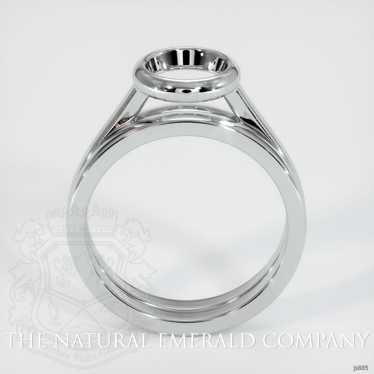 Platinum 950 Wedding Set Ring Setting