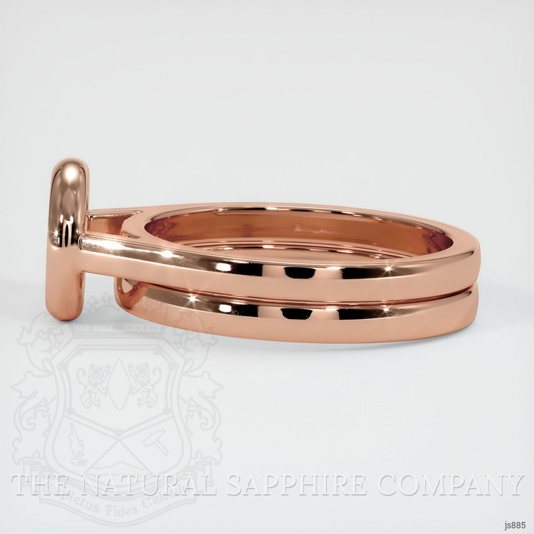 14K Rose Gold Wedding Set Ring Setting