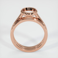 14K Rose Gold Wedding Set Ring Setting Image