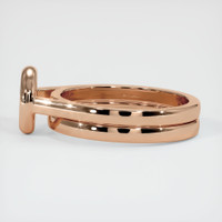 18K Rose Gold Wedding Set Ring Setting Image