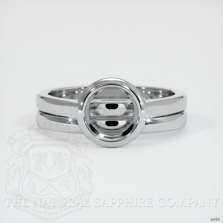 Silver Wedding Set Ring Setting