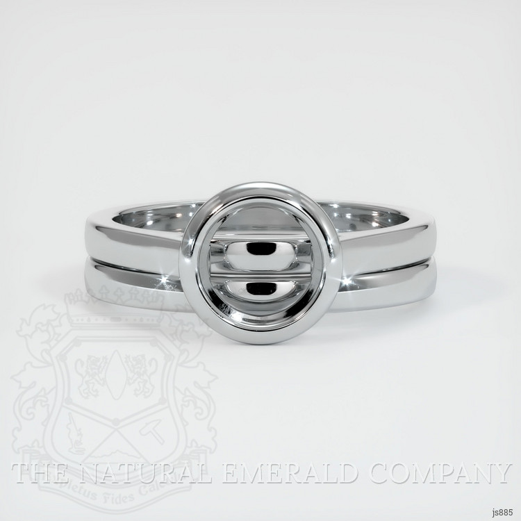 Silver Wedding Set Ring Setting