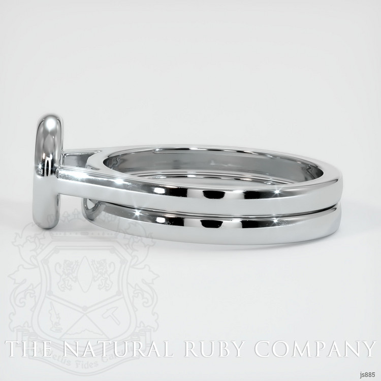 14K White Gold Wedding Set Ring Setting