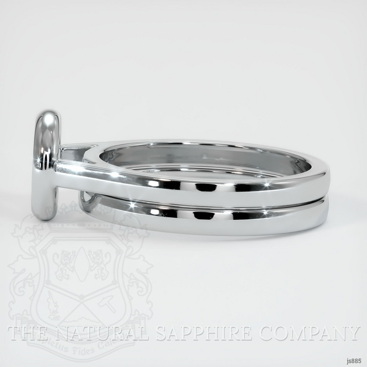 18K White Gold Wedding Set Ring Setting
