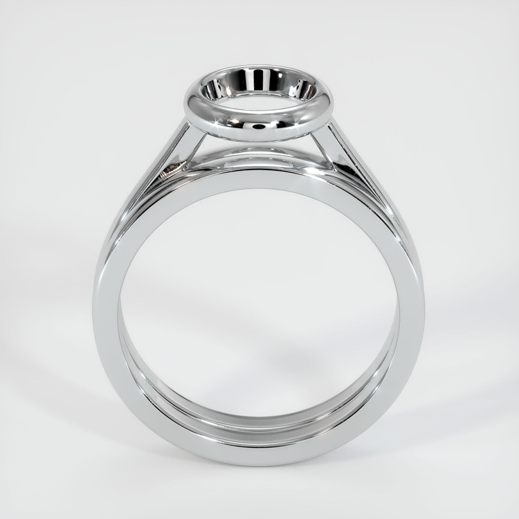 18K White Gold Wedding Set Ring Setting