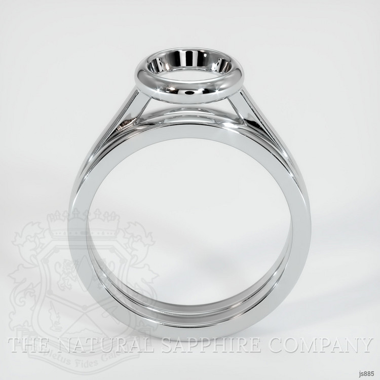 18K White Gold Wedding Set Ring Setting