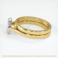 18K White & Yellow Wedding Set Ring Setting Image