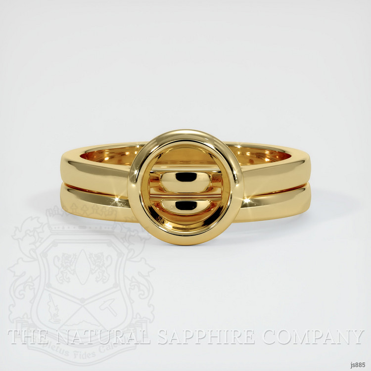 10K Yellow Gold Wedding Set Ring Setting