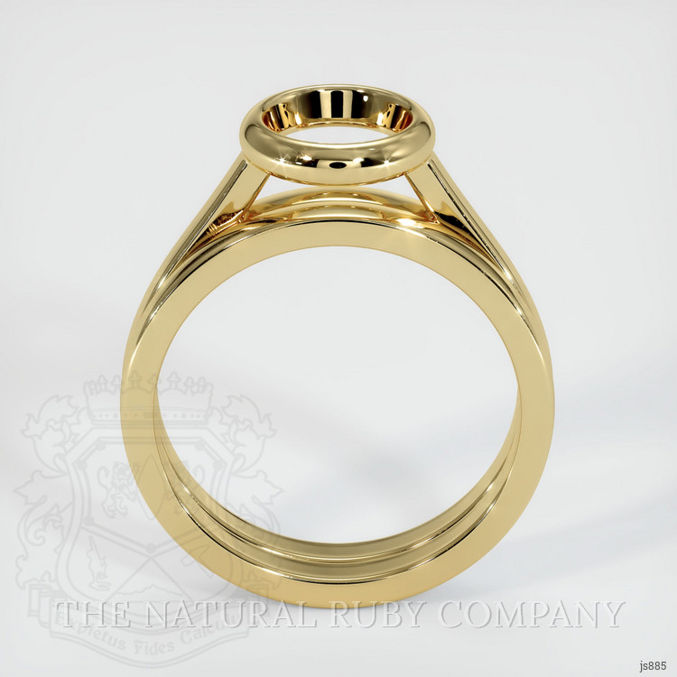 10K Yellow Gold Wedding Set Ring Setting
